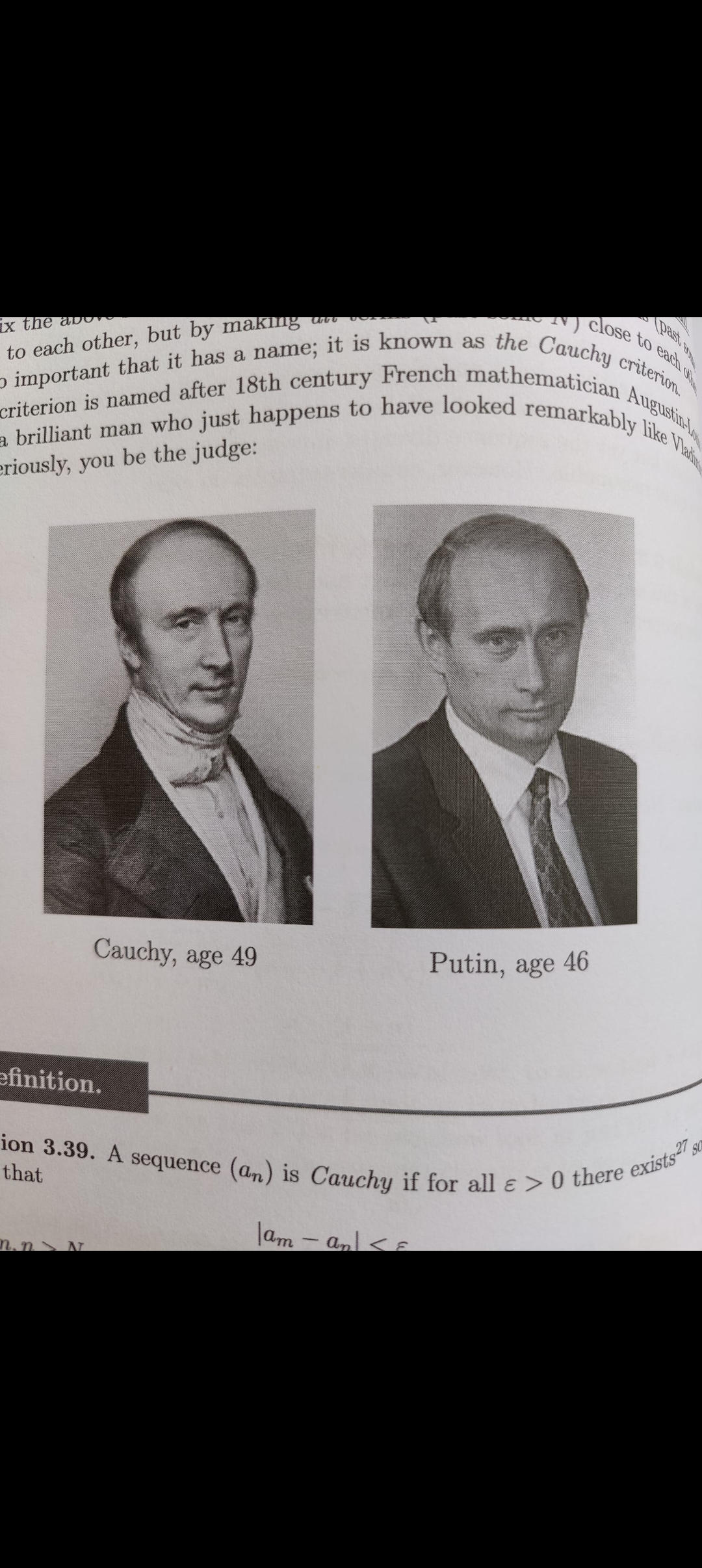 Cauchy and Puting